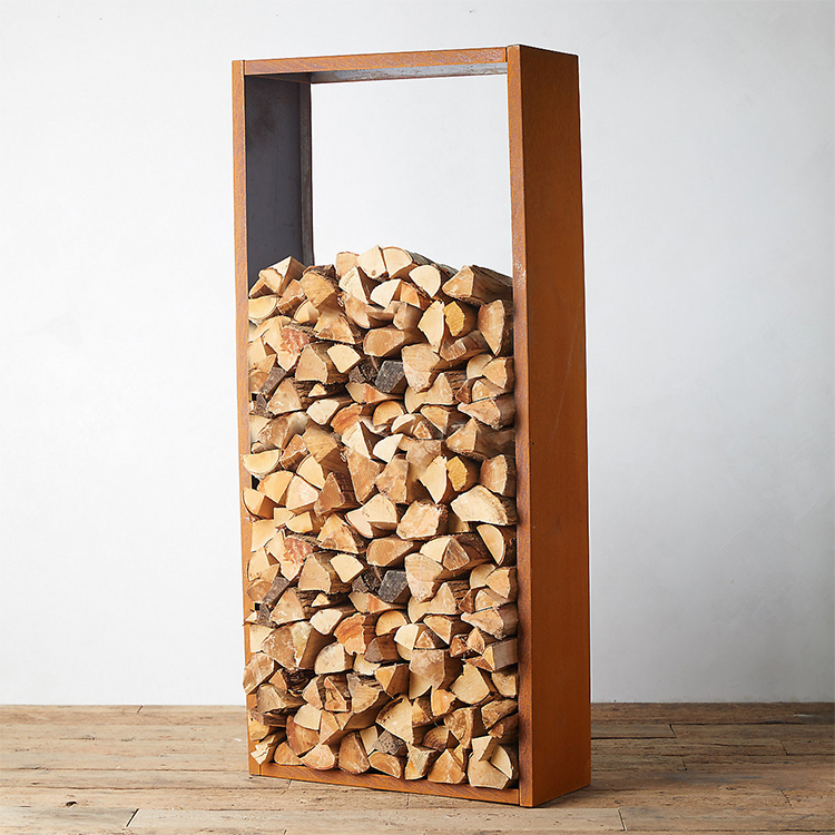 gn-wd-006-heavy-gauge-corten-steel-woodstorage-for-holding-logs