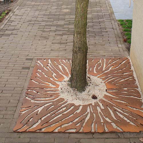 steel-tree-grate-rustproof-urban-design-square-shaped