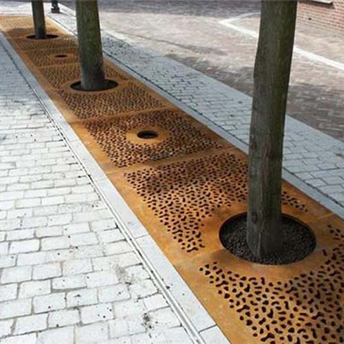 steel-tree-grate-rustproof-urban-design-square-shaped