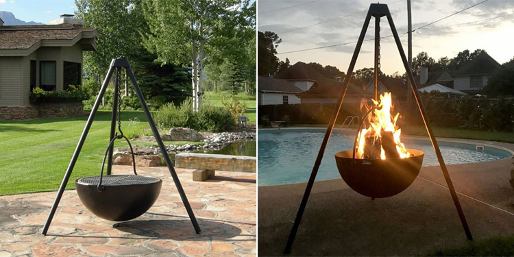 corten-barbecue-gn-bbq-207-hemisphere-steel-cauldron-tripod-hanging-bbq