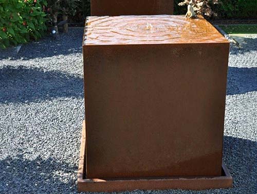 corten-steel-fountain-gn-wf-210-cubic-water-block-for-garden-decoration
