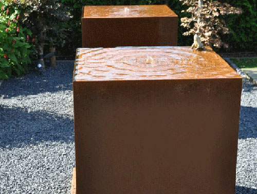 corten-steel-fountain-gn-wf-210-cubic-water-block-for-garden-decoration