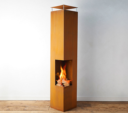 corten-steel-outdoor-fireplace-gn-fp-501-wood-burning-chiminea