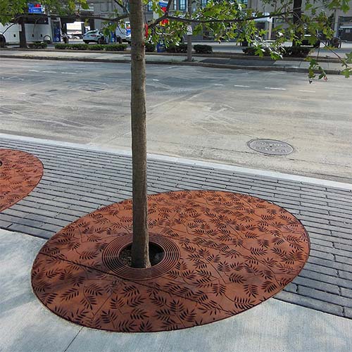 metal-tree-grates-corten-steel-round-tree-protection-systems