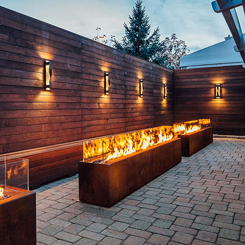 corten-steel-gas-fire-pit-with-optional-tempered-glass-screens