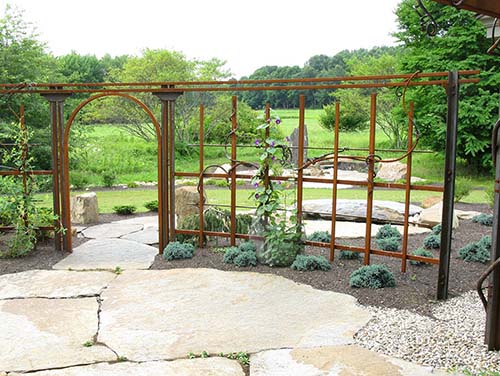 pergola-corten-gn-pg-116-with-forged-trellis-system