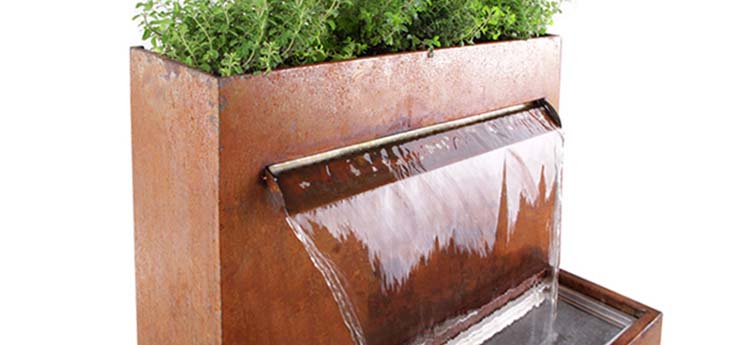 corten-fountain-gn-sf-105-with-planter-top