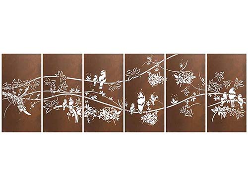 corten-screen-panels-gn-sp-168-happy-birds-6pcs-sets