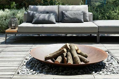 corten steel fire bowl