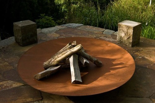 corten steel fire bowl