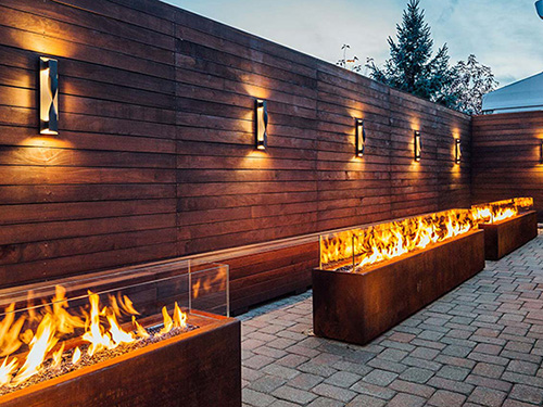 corten-steel-gas-fire-pit-with-optional-tempered-glass-screens