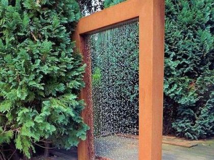 corten-steel-waterfall-gn-wf-088-curtain-rain-water-feature