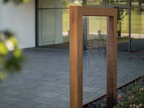 corten-steel-waterfall-gn-wf-088-curtain-rain-water-feature