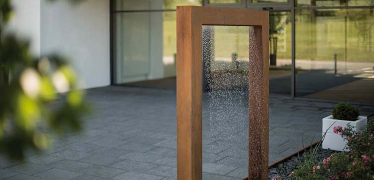 corten-steel-waterfall-gn-wf-088-rain-curtain-water-feature