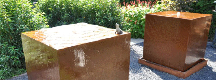 corten-steel-fountain-gn-wf-210-cubic-water-block-for-garden-decoration