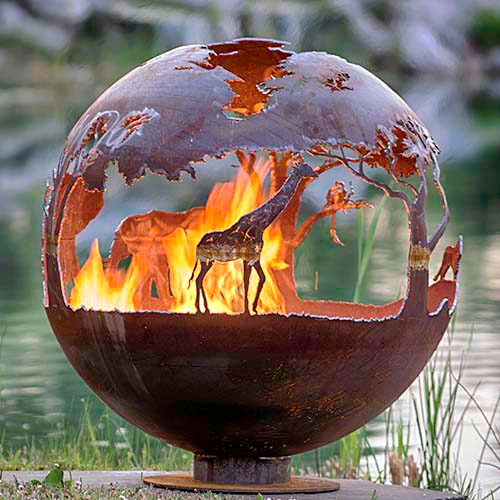 globe-fire-gn-fb-108-corten-sphere-firepit-with-animal-patternsglobe-fire-gn-fb-108-corten-sphere-firepit-with-animal-patterns