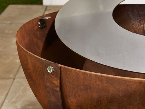 grill-corten-gn-bbq-201-semi-sphere-woodburning-grill