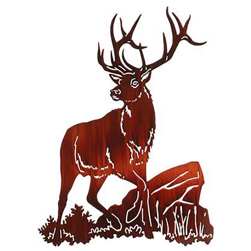 More Designs - Corten Steel Garden Art. Deer