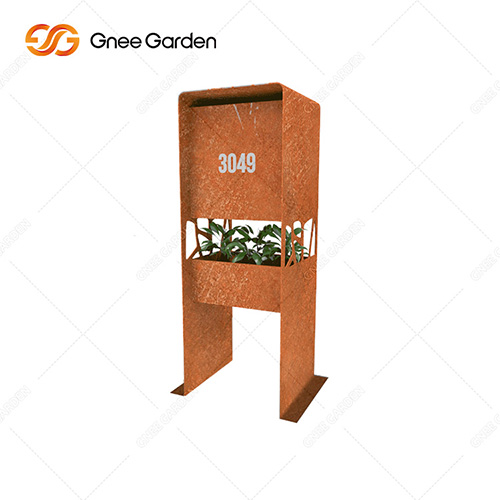 corten-mailbox-gn-lb-004-with-house-no