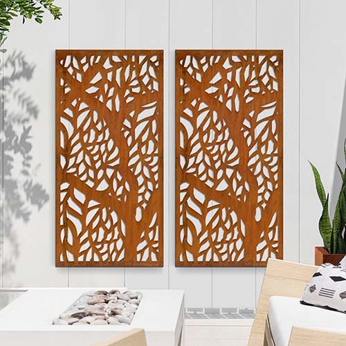 Laser Cut Corten Steel Panels