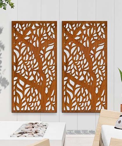 Laser Cut Corten Steel Panels