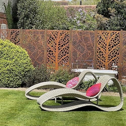 Laser Cut Corten Steel Panels