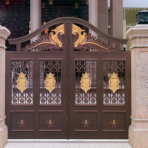 Metal Driveway Gates GN-DR-010 Vintage Design
