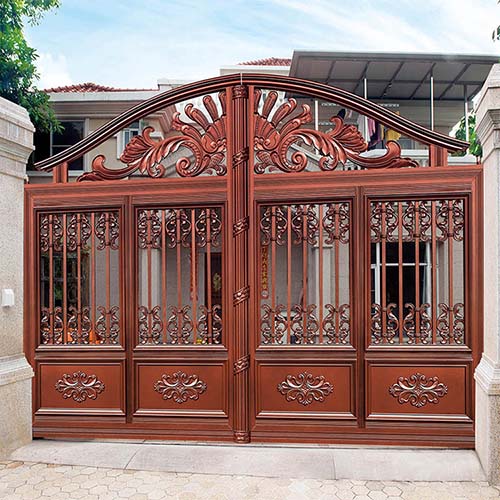 Metal Driveway Gates GN-DR-010 Vintage Design