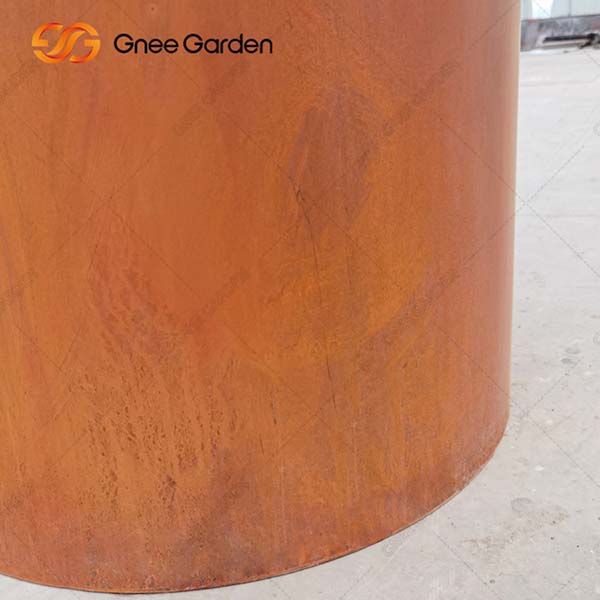 corten-flower-pot-gn-pr-1104-cylindrical-garden-planter-box