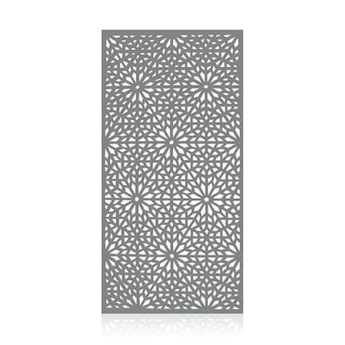 corten-metal-screen-gn-sp-018-kaleidoscope-design-fence-panel