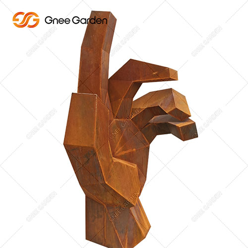 corten-sculpture-gn-ss-123-hand-statue