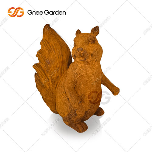 corten-steel-garden-ornaments-gn-gd-215-squirrel-family