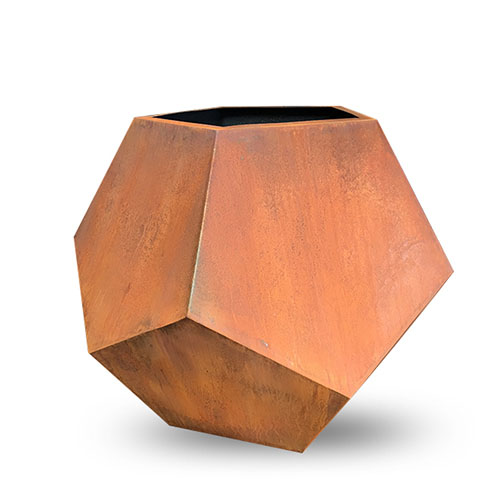 corten-steel-pots-gn-pr-1220-pentagonal-flower-box