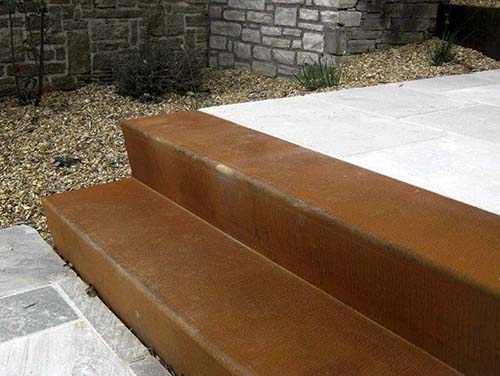 Corten Steel Steps