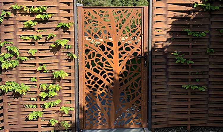 steel gate single door