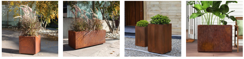  Corten Steel Square Planter