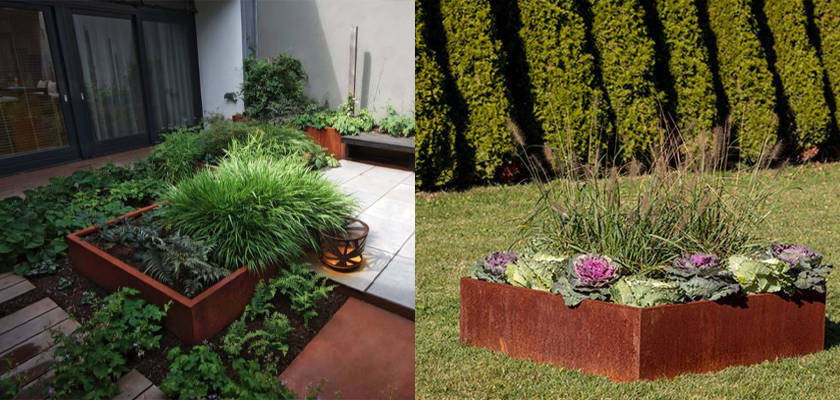 Outdoor Corten Steel Planter