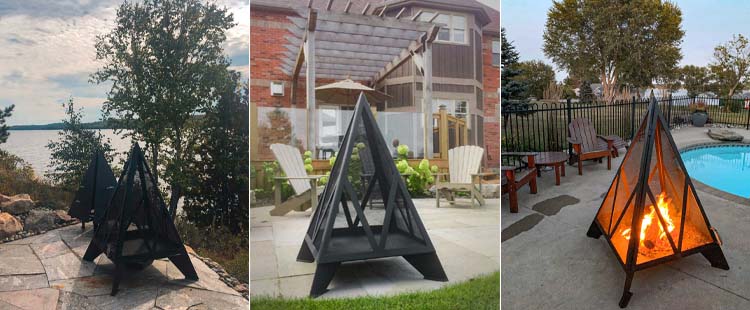 corten-steel-fire-gn-fp-418-pyramid-outdoor-fireplace-client feedback