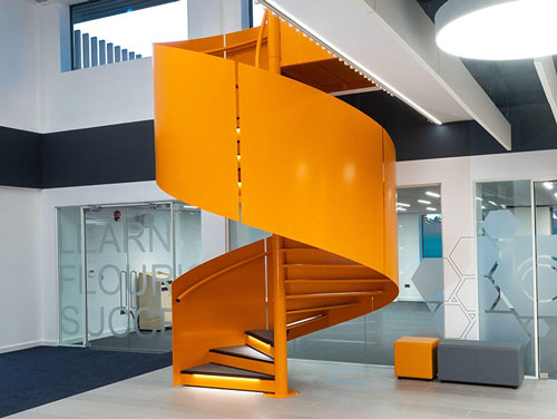 corten-staricase-spiral-designed-steel-steps