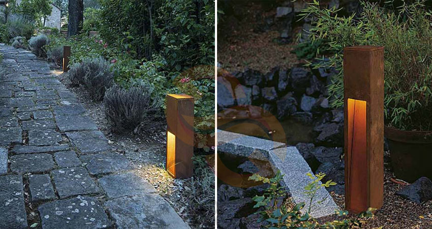 Corten Steel Lighting