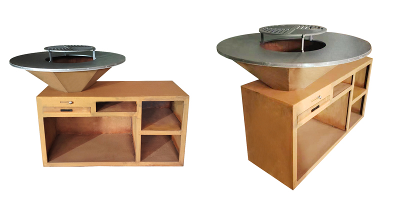 outdoor charcoal grill